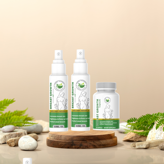 breast oil 2 piece & 1 capsule bottle | combo offer